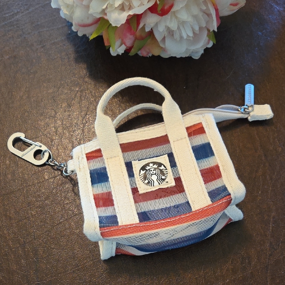 NWT - Starbucks RARE Mesh Tote + Mini Tote - Picture 7 of 13